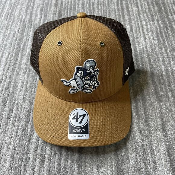 Dallas Cowboys Hat Cap Mesh Trucker 47 x Carharrt Adjustable Snapback Retro Logo - Picture 1 of 8
